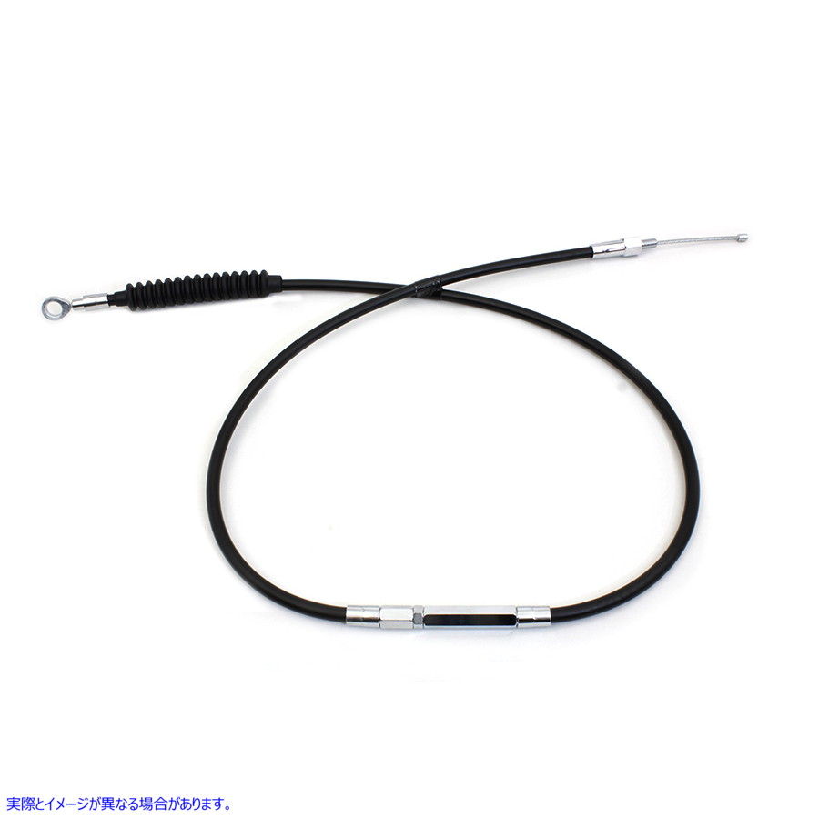 36-8086 58.75インチ ブラックビニールクラッチケーブル 取寄せ Vツイン 58.75 inch Black Vinyl Clutch Cable (検索用／