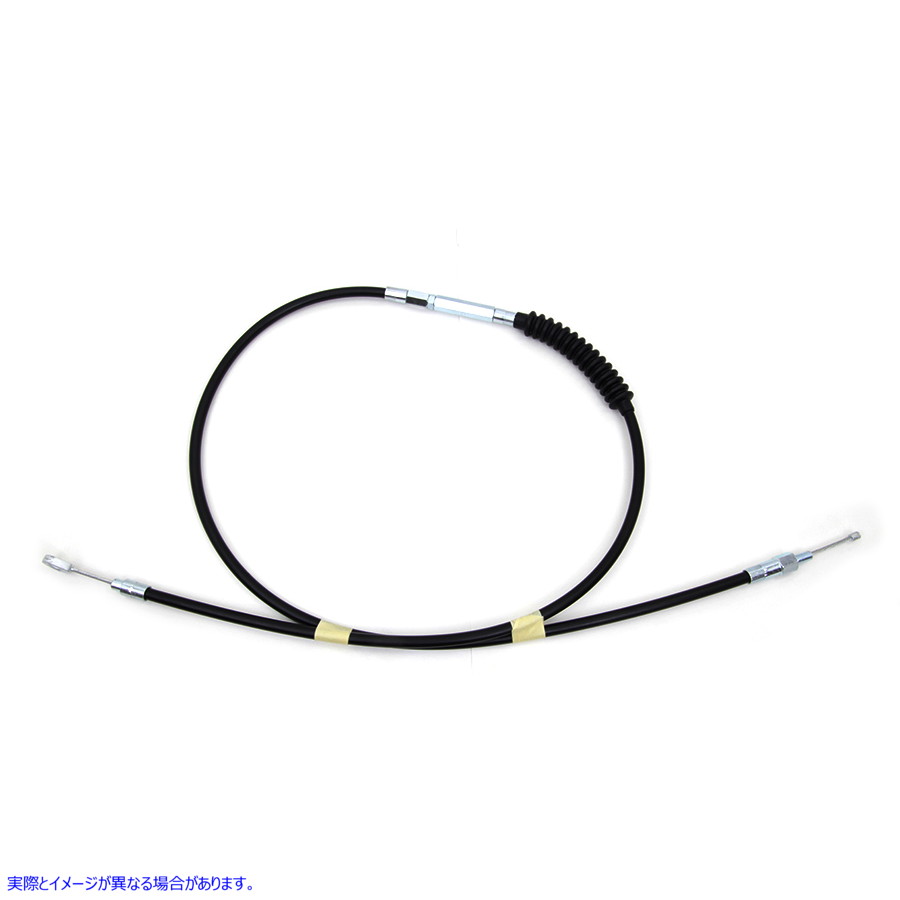 36-8090 62.69インチ ブラックビニールクラッチケーブル 62.69 inch Black Vinyl Clutch Cable 取寄せ Vツイン (検索用／38607-8