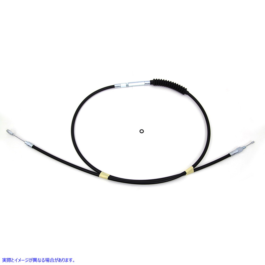 36-8093 72.69インチ ブラックビニールクラッチケーブル 72.69 inch Black Vinyl Clutch Cable 取寄せ Vツイン (検索用／