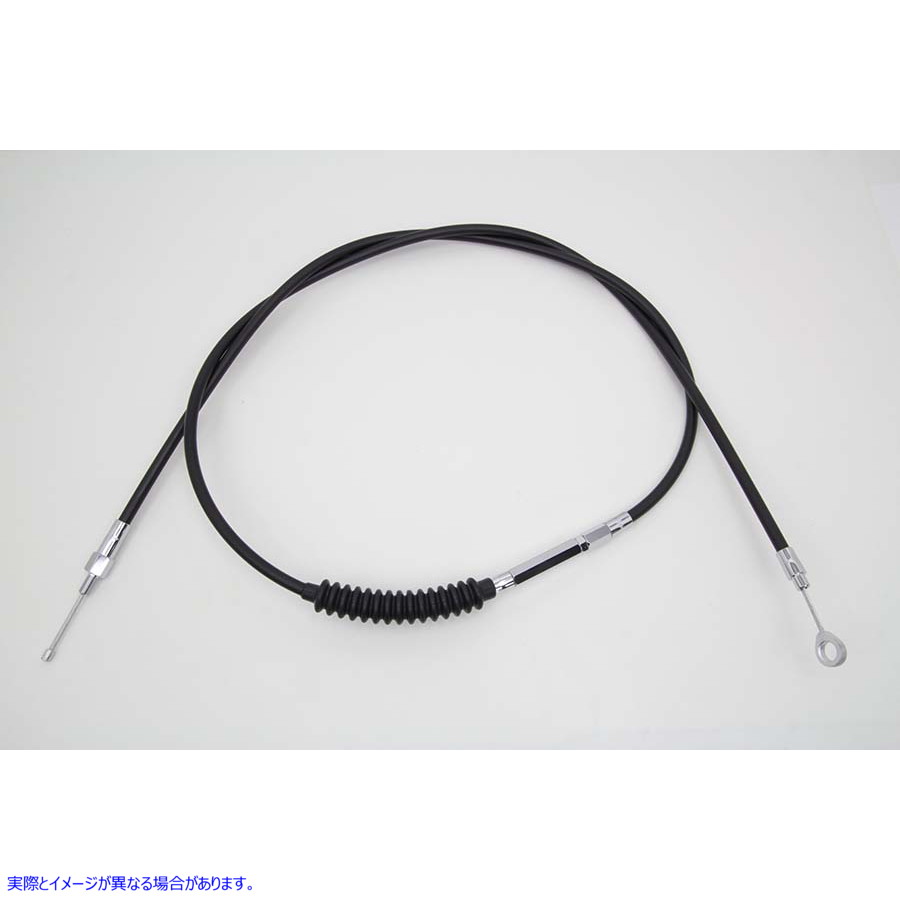 36-8099 76.69インチ ブラックビニールクラッチケーブル 76.69 inch Black Vinyl Clutch Cable 取寄せ Vツイン (検索用／