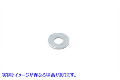 37-0683 亜鉛平ワッシャー 内径 1/4 インチ Zinc Flat Washers 1/4 inch Inner Diameter 取寄せ Vツイン (検索用／