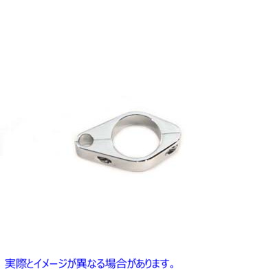 37-0883 ビレットスロットルケーブルクランプ クローム Billet Throttle Cable Clamp Chrome 取寄せ Vツイン (検索用／