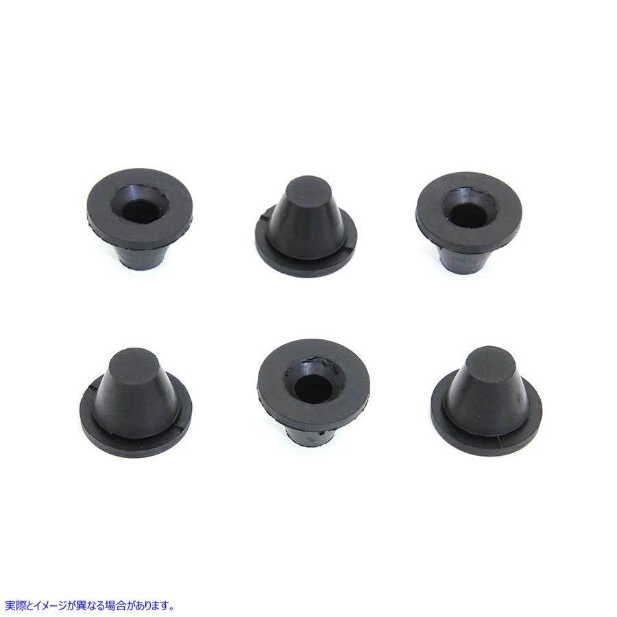 37-0902 サイドカバーのゴム製グロメット Side Cover Rubber Grommets 取寄せ Vツイン (検索用／11491A