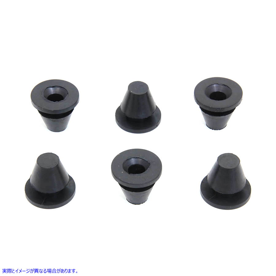 37-0903 サイドカバーのゴム製グロメット Side Cover Rubber Grommets 取寄せ Vツイン (検索用／11650