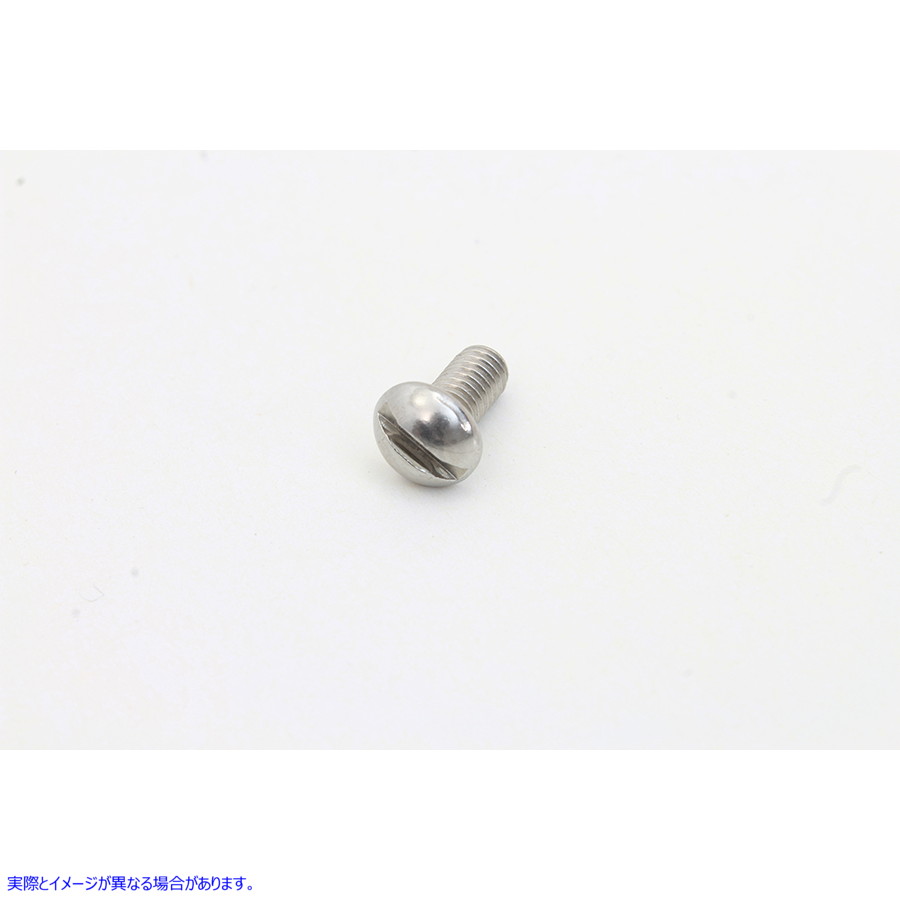 37-0904 ナベ小ねじ 8-32 N.X. × 3/8インチ Round Head Slot Screw 8-32 N.X. x 3/8 inch 取寄せ Vツイン (検索用／