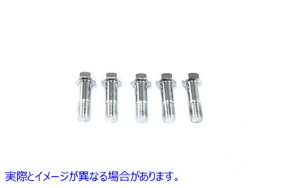 37-0992 キックスターターペダルショルダーボルトクローム 取寄せ Vツイン Kick Starter Pedal Shoulder Bolt Chrome (検索用／