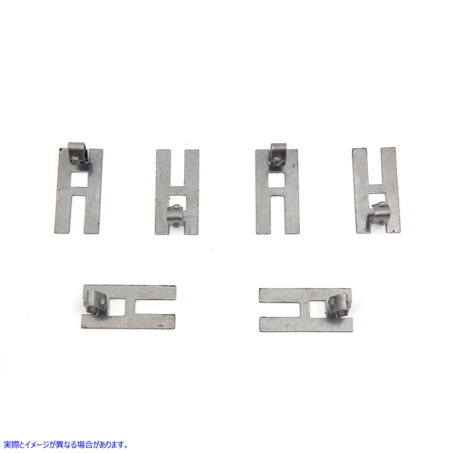 37-1343 フロントフェンダートリムクリップセット 取寄せ Vツイン Front Fender Trim Clip Set (検索用／59895-49