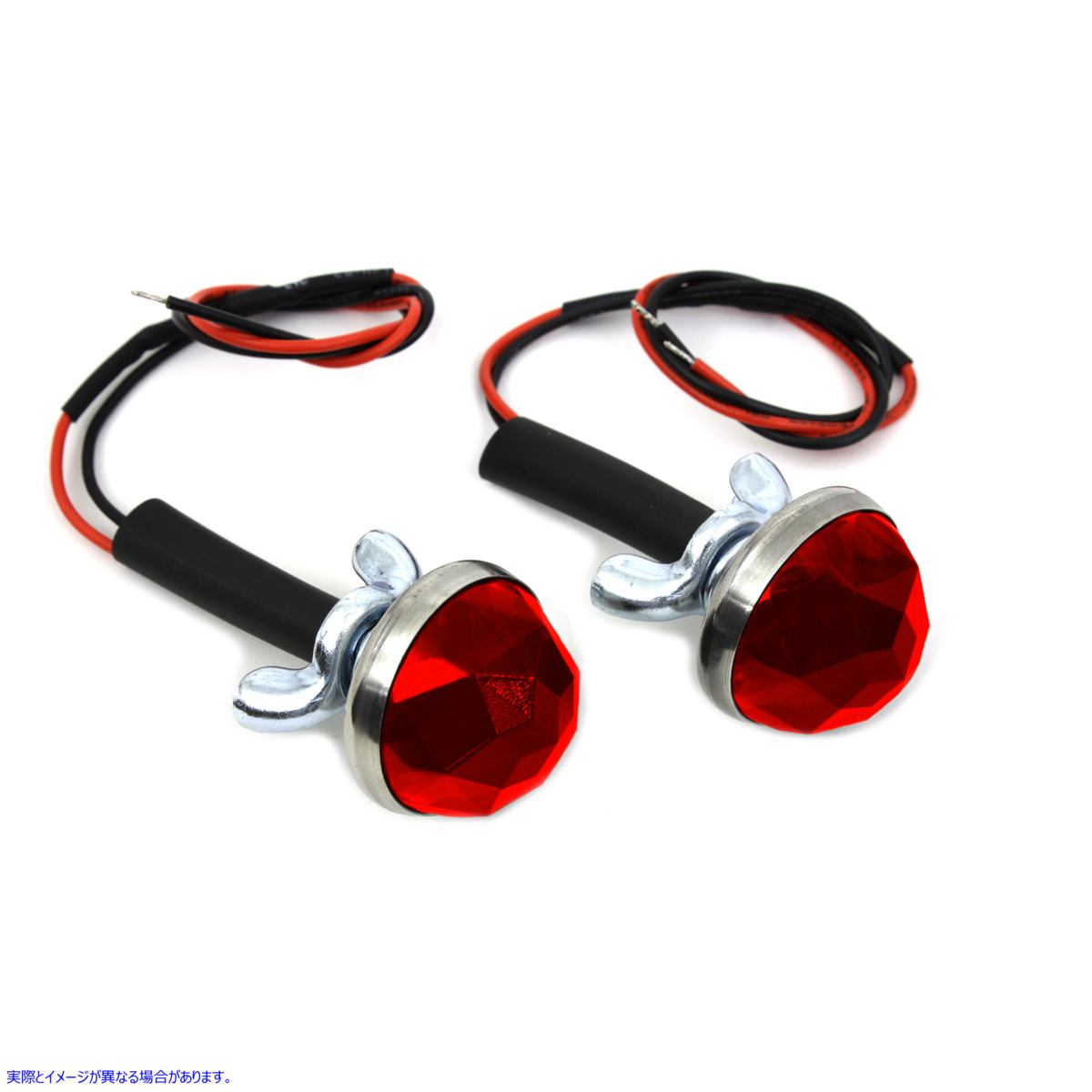 37-1428 赤色LEDリフレクターセット Red LED Reflector Set 取寄せ Vツイン (検索用／