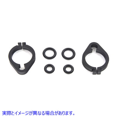 37-1512 Single Clutch Cable Clamp Black 取寄せ Vツイン (検索用／ V-Twin