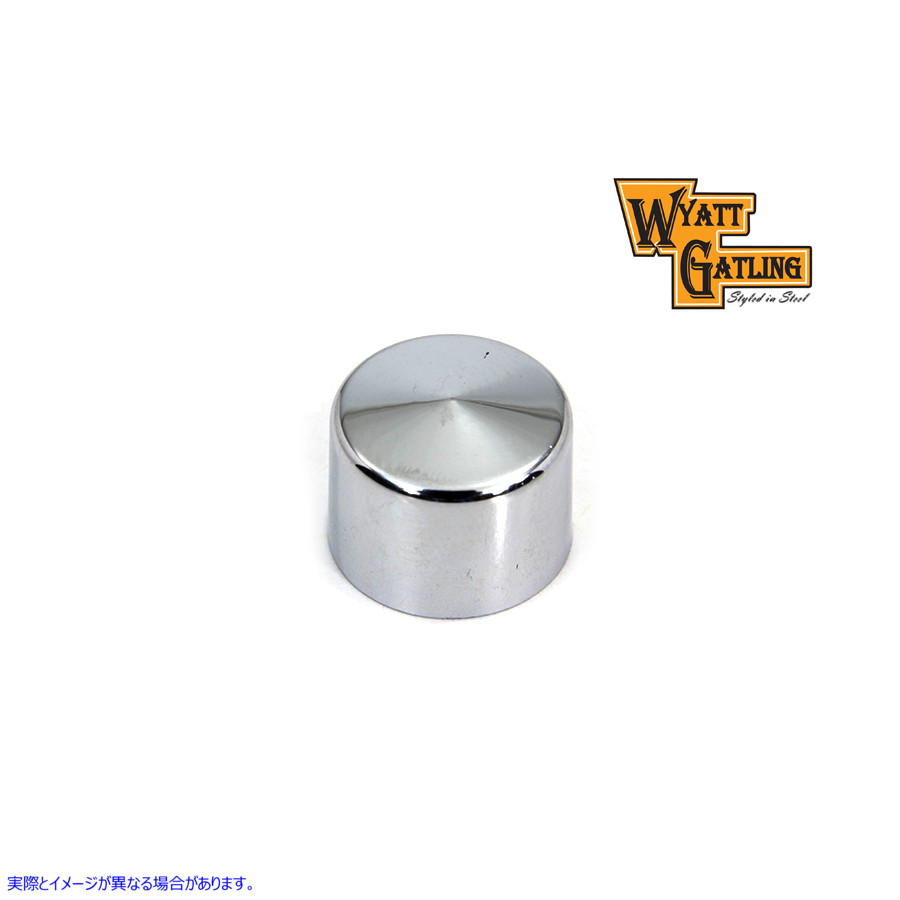 37-1528 Wyatt Gatling Chrome Allen Head Bolt Caps 3/8 取寄せ Vツイン (検索用／ V-Twin