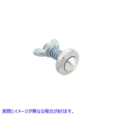 37-1972 License Plate Bolt Set Diamond Style 取寄せ Vツイン (検索用／