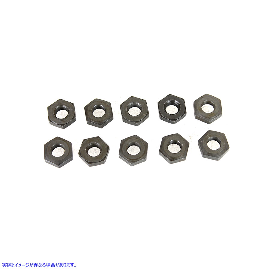 37-6139 パーカーライズド六角ナット 7/16 インチ-20 取寄せ Vツイン Parkerized Hex Nuts 7/16 inch-20 (検索用／7859 Colony *