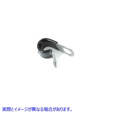 37-8129 ビニールコーティングされた1/4インチケーブルクランプ Vinyl Coated 1/4 inch Cable Clamp 取寄せ Vツイン (検索用／99