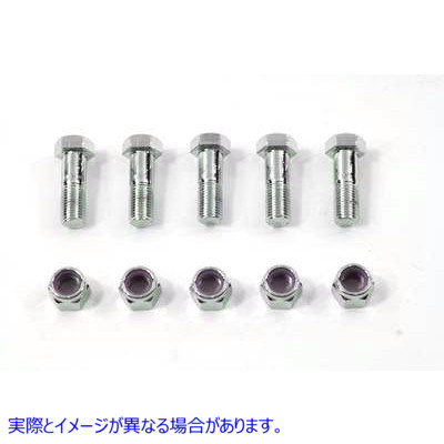 37-8131 クロームスプロケットボルトセット Chrome Sprocket Bolt Set 取寄せ Vツイン (検索用／41197-73