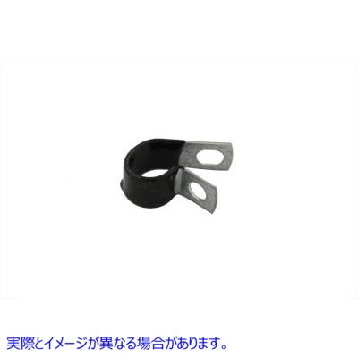 37-8132 ビニールコーティングされた1/2インチケーブルクランプ Vinyl Coated 1/2 inch Cable Clamp 取寄せ Vツイン (検索用／