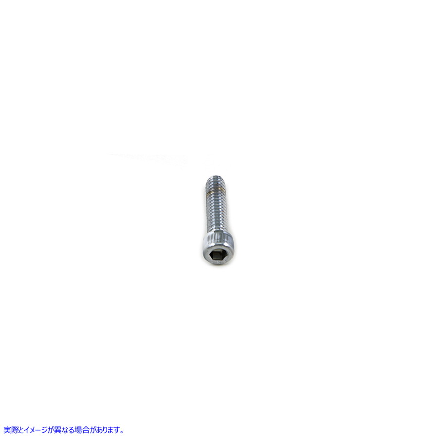 37-8303 アレン ソケット キャップ ボルト ローレット クローム 1/4 インチ X 1 インチ Allen Socket Cap Bolt Knurled Chrome 1