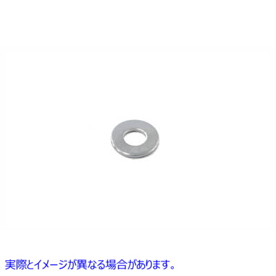 37-8559T Chrome Flat Washers 1/4 Inner Diameter 取寄せ Vツイン (検索用／