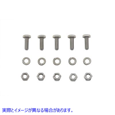 37-8684 エキゾーストヘッダークラ??ンプボルト ステンレス鋼 取寄せ Vツイン Exhaust Header Clamp Bolt Stainless Steel (検索