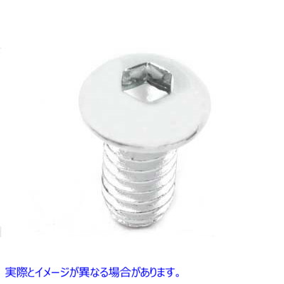 37-8707 六角ボタン頭ネジ クローム 1/4 インチ X 1-3/4 インチ Allen Button Head Screws Chrome 1/4 inch X 1-3/4 inch 取寄せ