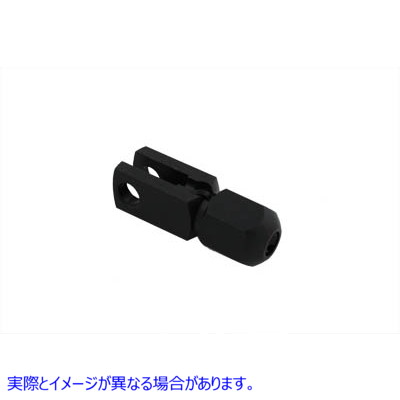 37-8773 ロアブレーキケーブルクランプ ブラック Lower Brake Cable Clamp Black 取寄せ Vツイン (検索用／45172-28