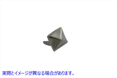 37-8844 3/8 インチ ピラミッド サドルバッグ スポット ブライト ニッケル 3/8 inch Pyramid Saddlebag Spots Bright Nickel 取