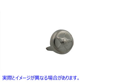 37-8853 1/2 インチ スポットスター サドルバッグ スポット ニッケル 1/2 inch Spot-Star Saddlebag Spots Nickel 取寄せ Vツイ