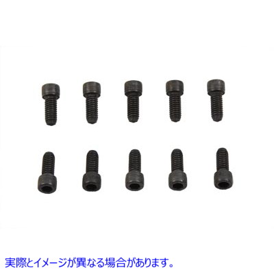 37-8854 ブラックエキゾーストフランジマウントボルト 取寄せ Vツイン Black Exhaust Flange Mount Bolt (検索用／3201W