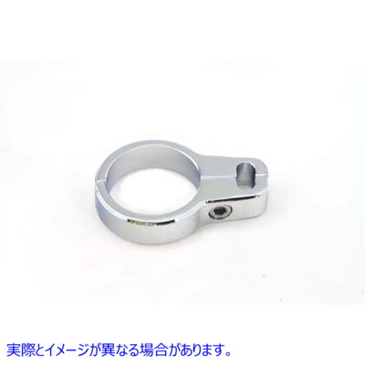 37-8976 クローム ケーブル クランプ 1-1/4 インチ Chrome Cable Clamp 1-1/4 inch 取寄せ Vツイン (検索用／