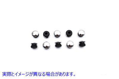 37-8994 スポットランプバーホールプラグ クローム 取寄せ Vツイン Spotlamp Bar Hole Plug Chrome (検索用／68797-68