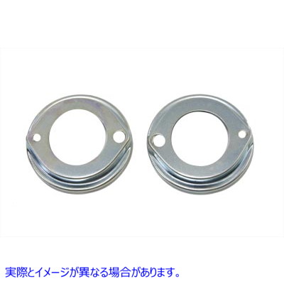 37-9017 フォークブーツリテーナーセットアッパー 取寄せ Vツイン Fork Boot Retainer Set upper (検索用／46007-54A