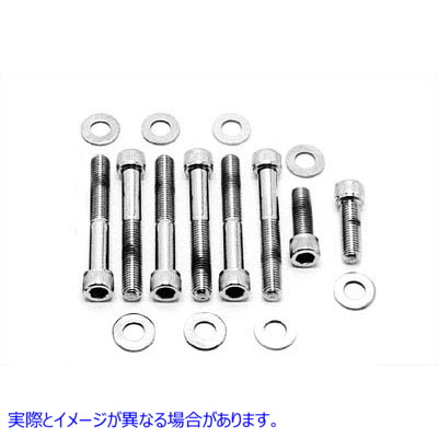 37-9048 フェンダー ストラット ボルト キット アレン クローム 取寄せ Vツイン Fender Strut Bolt Kit Allen Chrome (検索用／