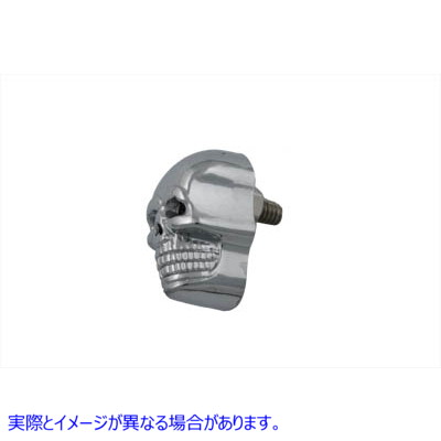 37-9096 Large Skull Krometts Chrome 取寄せ Vツイン (検索用／ V-Twin