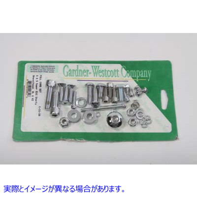 37-9106 クロームスクリューキット Chrome Screw Kit 取寄せ Vツイン (検索用／ Gardner-Westcott C-31-38