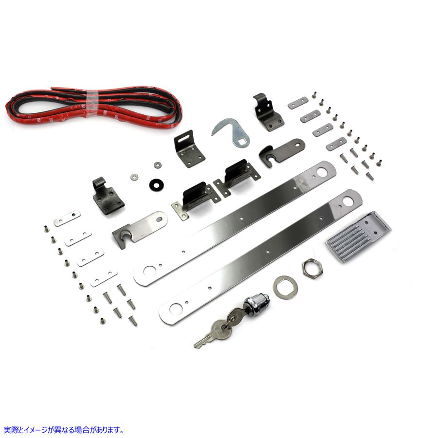 37-9113 サドルバッグハードウェアキット（片側用） Saddlebag Hardware Kit for One Side 取寄せ Vツイン (検索用／