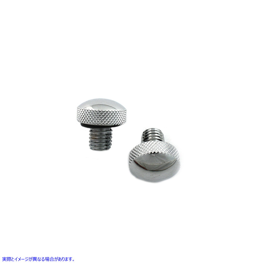 37-9125 ローレットシートタブマウントノブセット Knurled Seat Tab Mount Knob Set 取寄せ Vツイン (検索用／