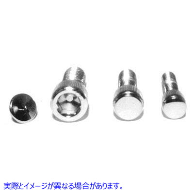 37-9198 1/4 インチ プラスチック アレン エンド プラグ 1/4 inch Plastic Allen End Plugs 取寄せ Vツイン (検索用／