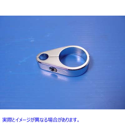 37-9359 クローム クラッチ ケーブル クランプ 1-1/4 インチ Chrome Clutch Cable Clamp 1-1/4 inch 取寄せ Vツイン (検索用／91