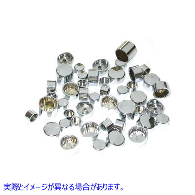 37-9539 ワイアット ガトリング クローム ボルト キャップ 126 ピース カバー キット Wyatt Gatling Chrome Bolt Cap 126 Piece