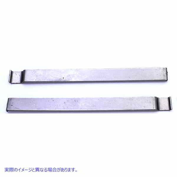 38-0108 ガソリンタンクエンブレム用マウントストリップ ロースチール Mount Strips for Gas Tank Emblems Raw Steel 取寄せ Vツ