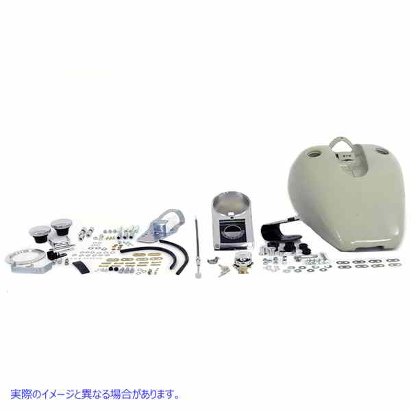 38-0177 おかっぱ 3.2 ガロン ガソリン タンク キット 取寄せ Vツイン Bobbed 3.2 Gallon Gas Tank Kit (検索用／