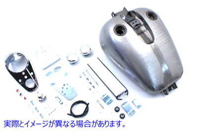 38-0190 ボブ 4.0 ガロン ガソリン タンク キット 取寄せ Vツイン Bobbed 4.0 Gallon Gas Tank Kit (検索用／