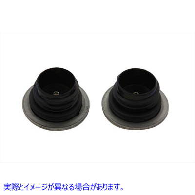 38-0394 薄型ガスキャップセット ベント付きおよびベントなし Low Profile Gas Cap Set Vented and Non-Vented 取寄せ Vツイン (