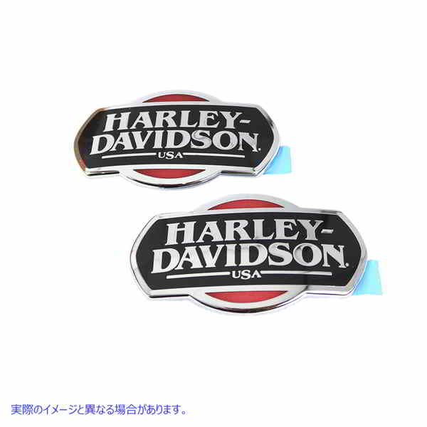 38-0520 ファクトリースタイルタンクエンブレムセット Factory Style Tank Emblem Set 取寄せ Vツイン (検索用／62286-08 62287-