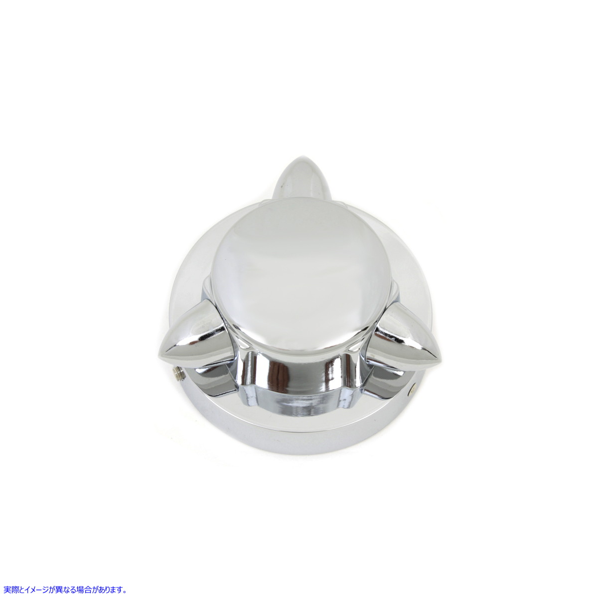 38-0551 Krommet スタイル ガス キャップ カバー クローム Krommet Style Gas Cap Cover Chrome 取寄せ Vツイン (検索用／