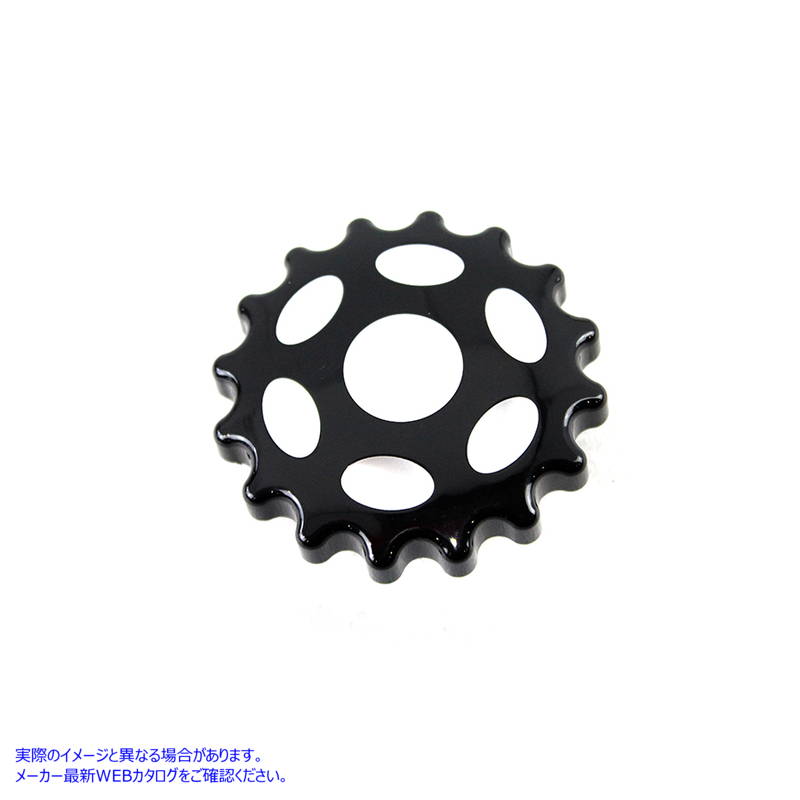 38-0614 スプロケット ガス キャップ ベントなし ブラック Sprocket Gas Cap Non-Vented Black 取寄せ Vツイン (検索用／