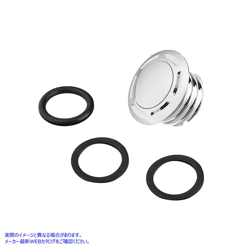 38-0668 スロット ポップアップ ベント ガス キャップ クローム Slot Pop Up Vented Gas Cap Chrome 取寄せ Vツイン (検索用／