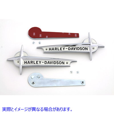 38-0801 ガソリンタンクエンブレムセット Gas Tank Emblem Set 取寄せ Vツイン (検索用／