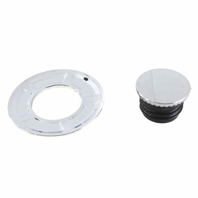 38-1874 取寄せ Vツイン Pop Up Style Vented Gas Cap Chrome (検索用／61100211