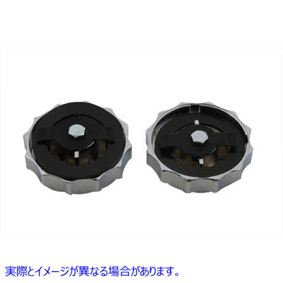 38-6688 Eagle Spirit ガス キャップ セット ベント付きおよびベントなし 取寄せ Vツイン Eagle Spirit Gas Cap Set Vented and