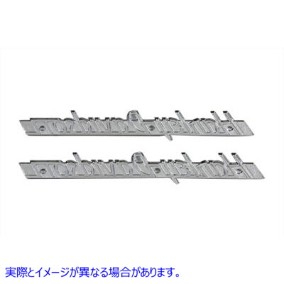 38-6694 クロームレタリング付きOEエンブレムセット OE Emblem Set with Chrome Lettering 取寄せ Vツイン (検索用／61774-51T O